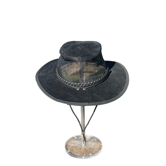 Monterey Bay Breeze Black Waterproof Crushable Vented  Hat - Picture 14 of 16